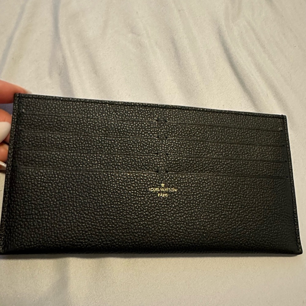 Louis Vuitton Textured Black Wallet